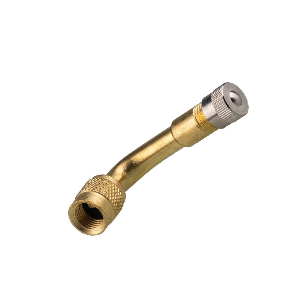 90 Degree Valve Extension Brass or Silver