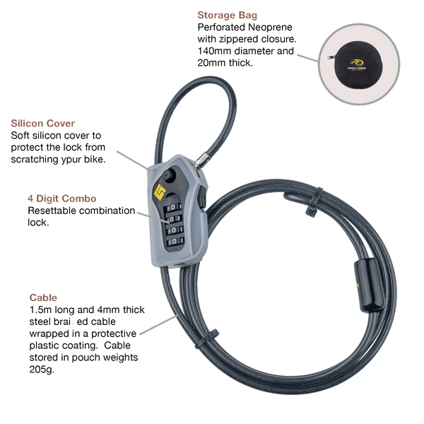 Gearlok Lock and Cable