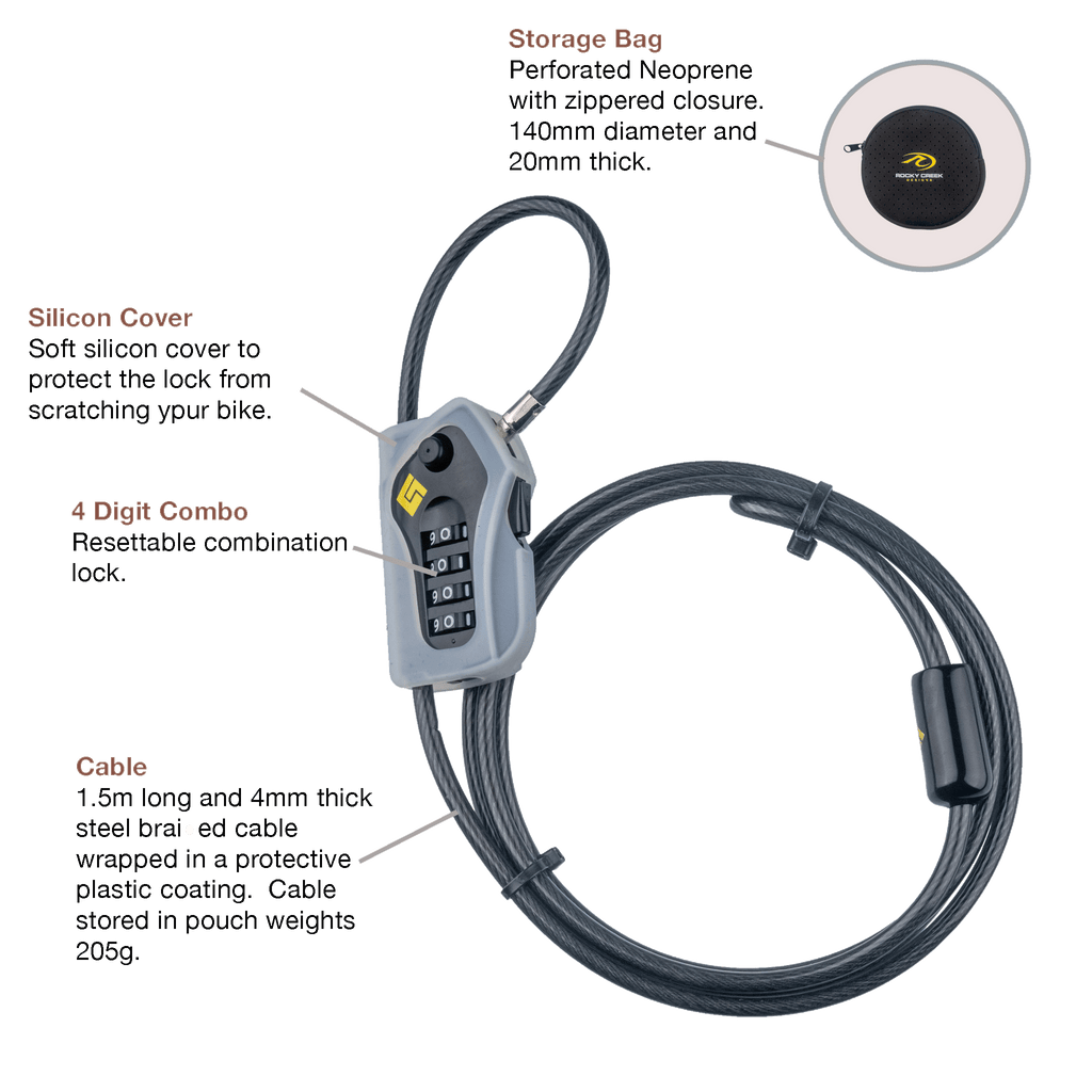Gearlok Lock and Cable