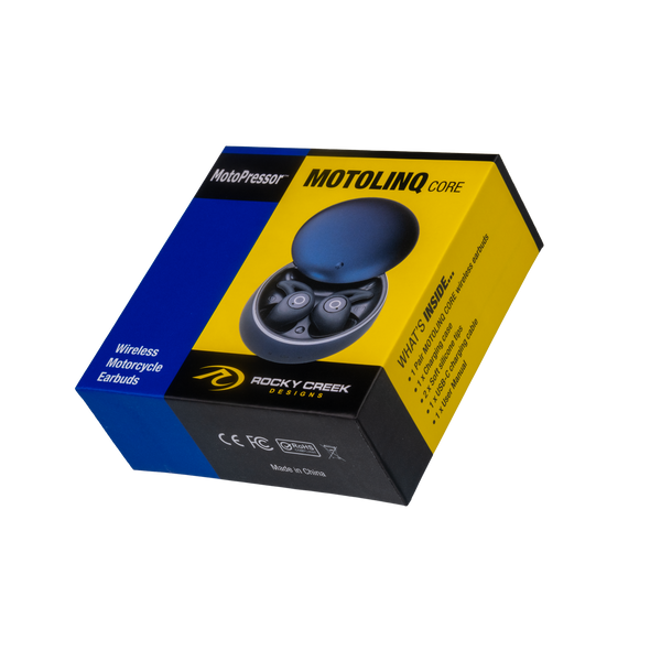 MOTOLINQ Core Wireless Motorcycle Earbuds