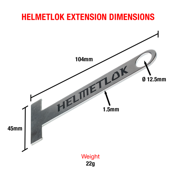 HelmetLok Extension (fits all helmets including SHOEI)