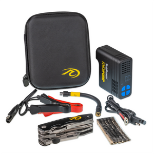 MotoPressor MiniPUMP and 4-in-1 Puncture Repair Tool motorcycle tyre repair combo