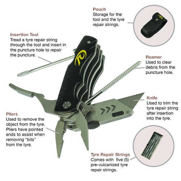 MotoPressor Puncture Repair Tool