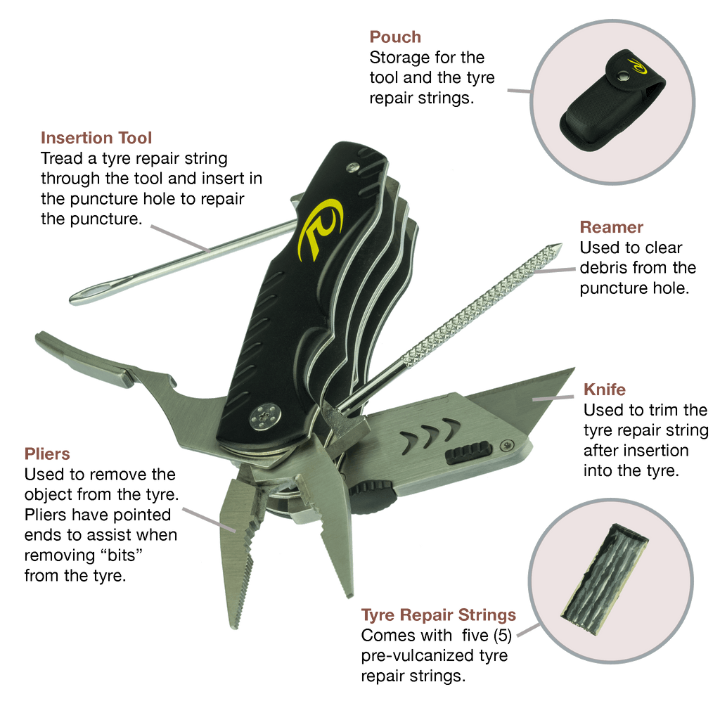 MotoPressor Puncture Repair Tool
