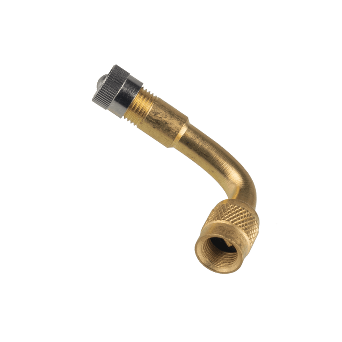 90 Degree Valve Extension Brass or Silver