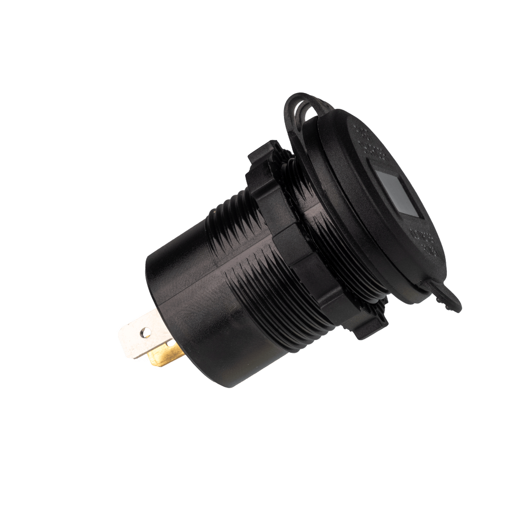 PA033 Dual port USB-C and USB-A power adapter/voltmeter