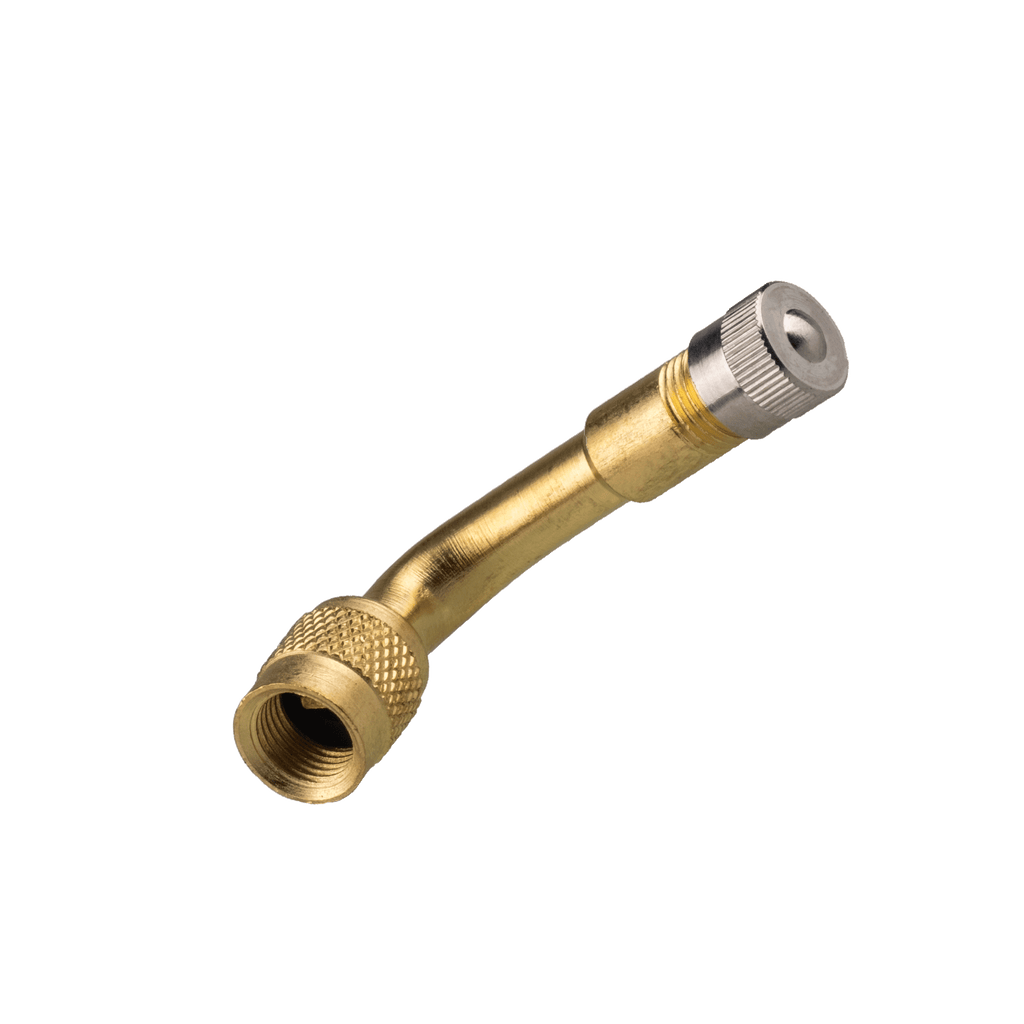 90 Degree Valve Extension Brass or Silver
