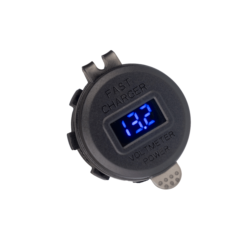 PA033 Dual port USB-C and USB-A power adapter/voltmeter
