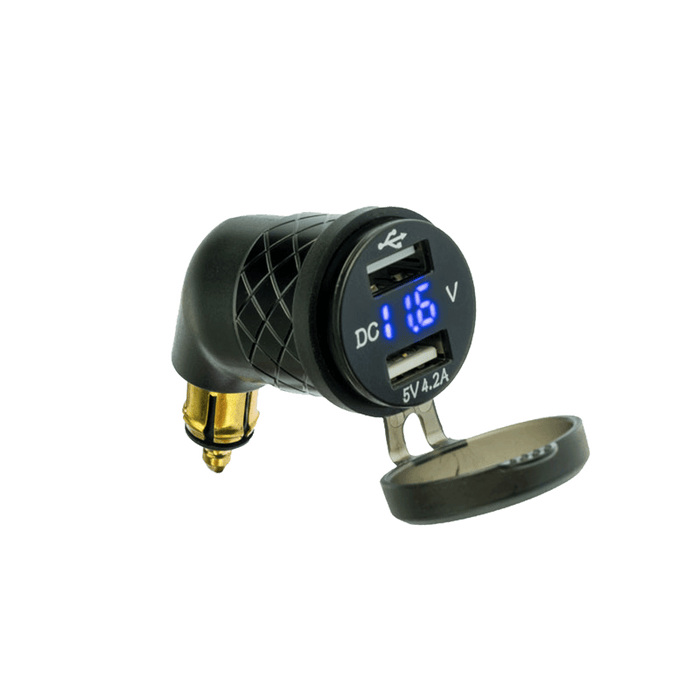 PA022 Dual Port USB Power Adapter & Voltmeter