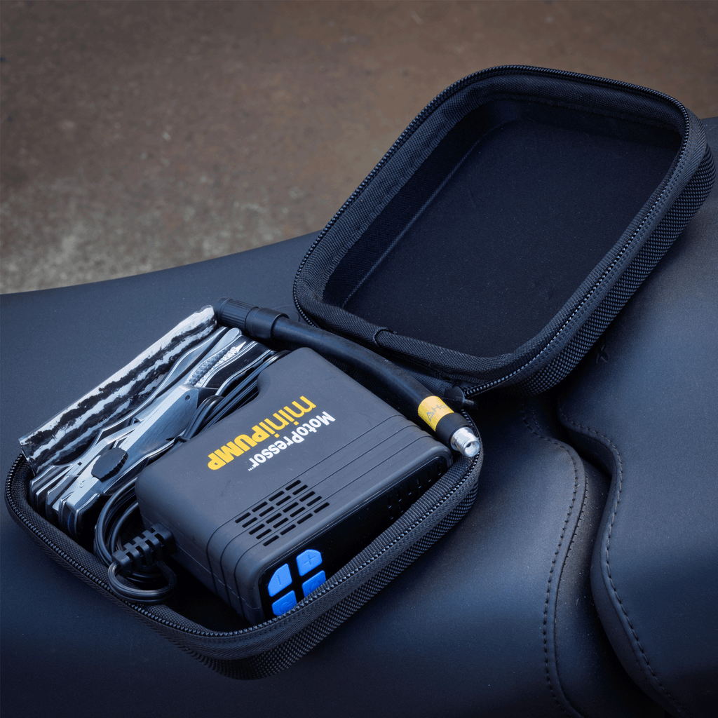 MotoPressor MiniPump V2 and Puncture Repair Tool Combo