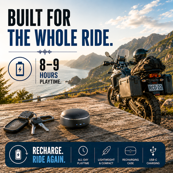 MOTOLINQ Core Wireless Motorcycle Earbuds
