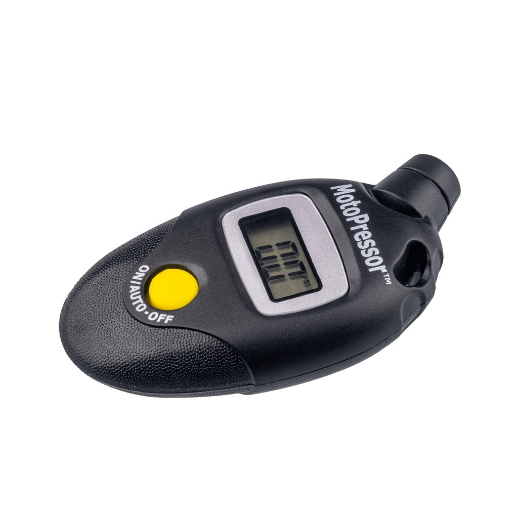MotoPressor Pocket Pump V2, Puncture Repair Tool and Digital Tyre Gauge Combo