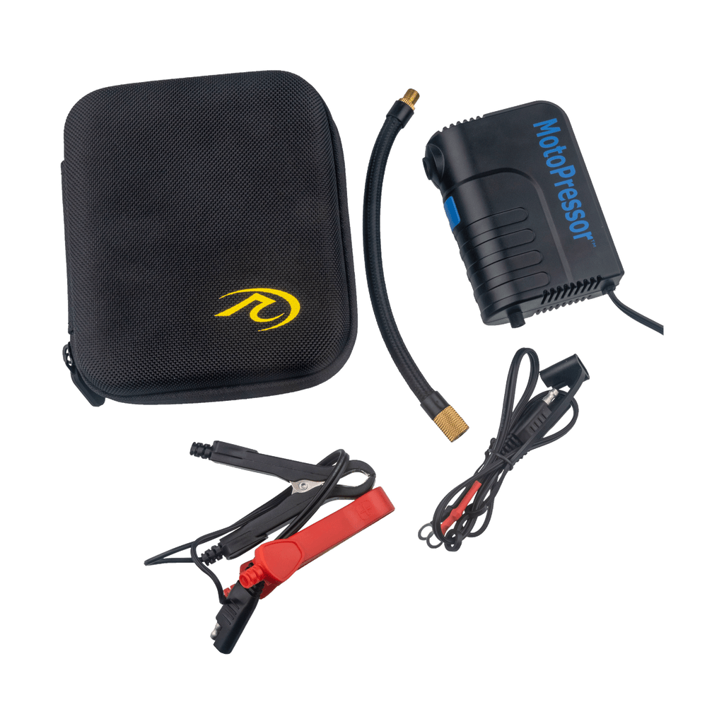 MotoPressor Pocket Pump V2, Puncture Repair Tool and Digital Tyre Gauge Combo