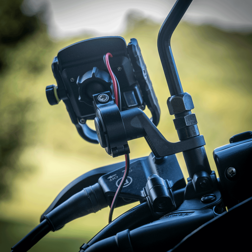 PA021 Mirror Mount for Phone Mount with USB Charging Port